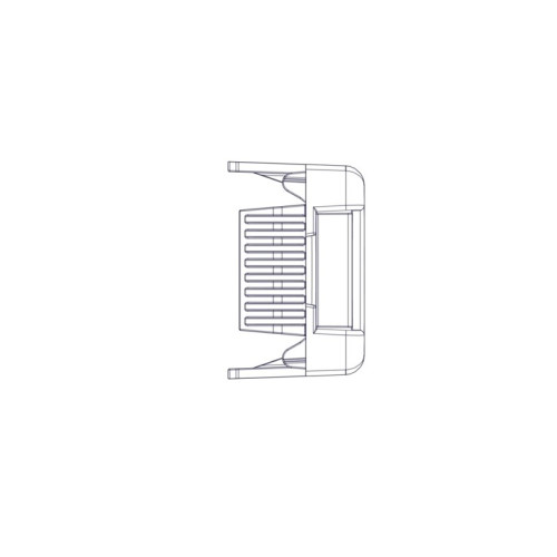 Plastic plug Systeme Electric, Excelente series, 1U , 19