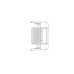 Plastic plug Systeme Electric, Excelente series, 1U , 19
