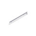 Vertical cable manager Systeme Electric, Excelente series, 42U, plastic fingers, single row, for mounting in a mounting channel