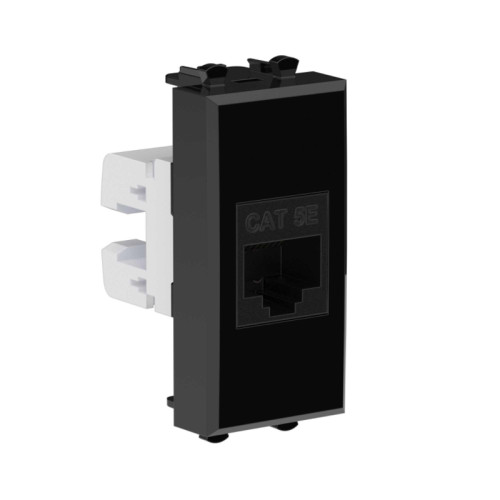 Компьютерная розетка RJ-45 без шторки модульная, кат.5е, 