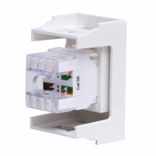 Розетка компьютерная/ VIVA Розетка компьютерная RJ-45 1 модуль категория 5е белая Розетка компьютерная/ VIVA Розетка компьютерная RJ-45 1 модуль категория 5е белая