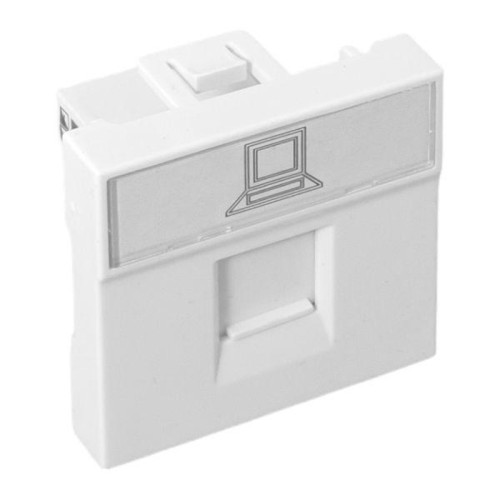 Розетка/ Розетка RJ-45, категории 5e (ширина 2 модуля)