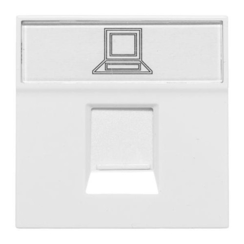 Розетка/ Розетка RJ-45, категории 5e (ширина 2 модуля)