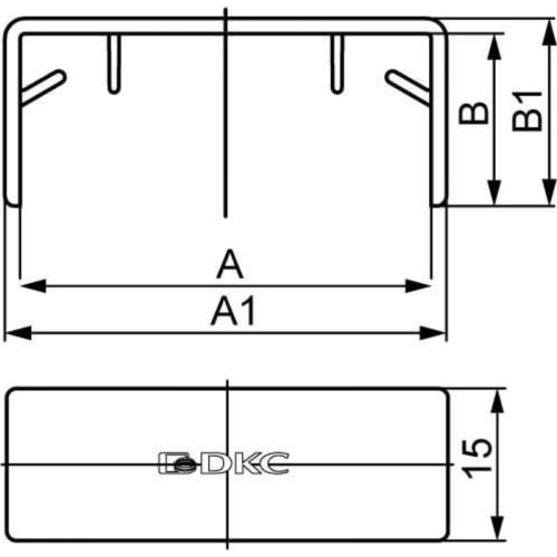 Соединение стык/ Соединение на стык GM 25x17