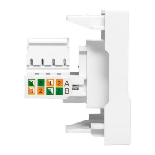 Розетка/ Розетка RJ-45, категории 5e (ширина 2 модуля)