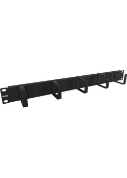Кабельный органайзер горизонтальный NTSS NTSS-HORG-1U-5(45)-BL односторонний кольца 1U шир.:19