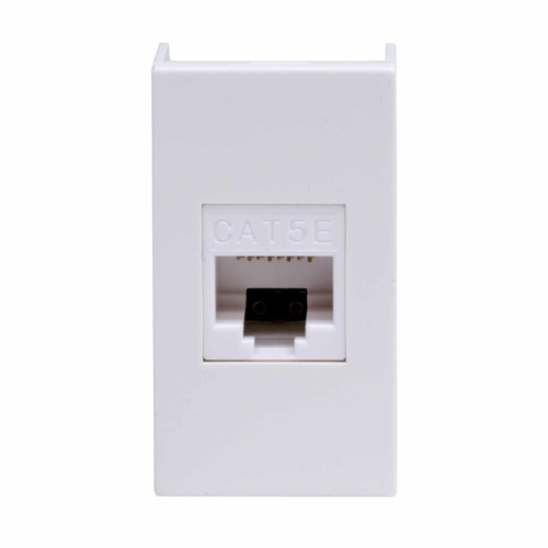 Розетка компьютерная/ VIVA Розетка компьютерная RJ-45 1 модуль категория 5е белая