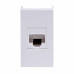 Розетка компьютерная/ VIVA Розетка компьютерная RJ-45 1 модуль категория 5е белая Розетка компьютерная/ VIVA Розетка компьютерная RJ-45 1 модуль категория 5е белая