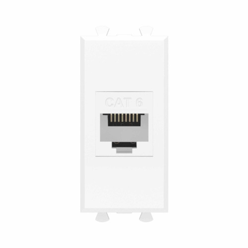 Компьютерная розетка RJ-45 без шторки модульная, кат.6, Компьютерная розетка RJ-45 без шторки модульная, кат.6,