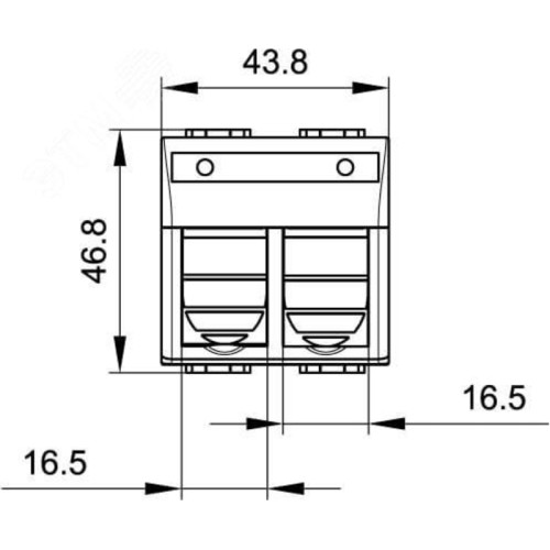 Ком.роз. двойная RJ45 кат.5e, Brava, белая, 2мод Ком.роз. двойная RJ45 кат.5e, Brava, белая, 2мод