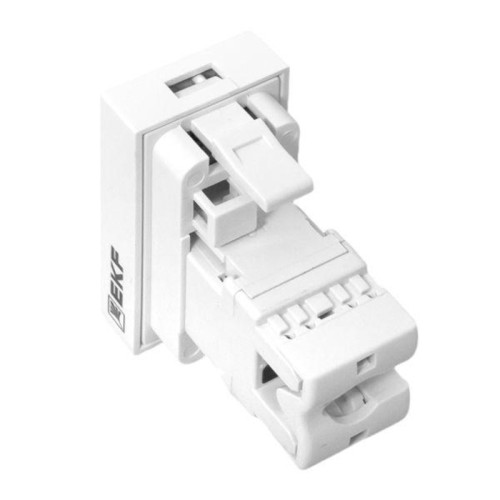 Розетка/ Розетка RJ-45, категории 5e (ширина 1 модуль) Розетка/ Розетка RJ-45, категории 5e (ширина 1 модуль)