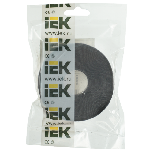 Хомут-липучка ХКл 20мм черный (5м/ролл) IEK