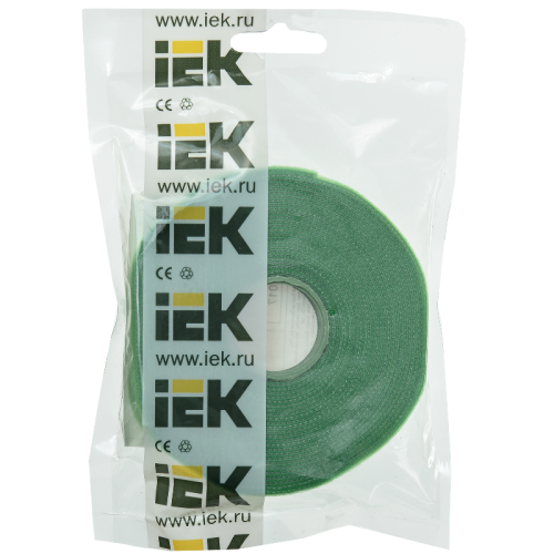 Хомут-липучка ХКл 16мм зеленый (5м/ролл) IEK Хомут-липучка ХКл 16мм зеленый (5м/ролл) IEK