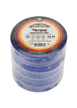 Изолента Kranz KR-09-2105 ш.15мм 25м синий