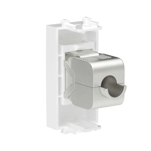 Компьютерная розетка/ Avanti Компьютерная розетка RJ-45 без шторки модульная кат.5е экранированная Белое облако 1 модуль