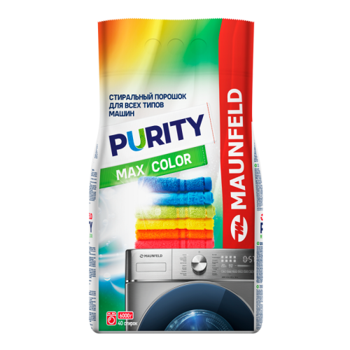 Стиральный порошок MAUNFELD/ Стиральный порошок Maunfeld Purity Max Color Automat 6кг