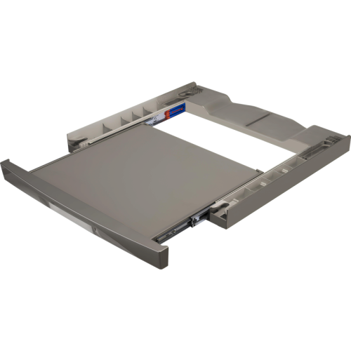 Соединительный элемент для сушильных машин Toshiba/ Соединительный элемент для сушильных машин Toshiba, выдвижная полка, максимальная нагрузка на полку 16 кг, цвет матовый серый