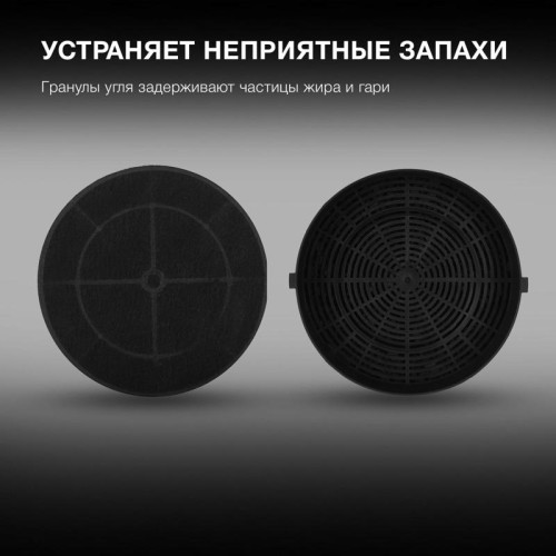 Комплект фильтров Hyundai HCF 00 черный (2шт.)