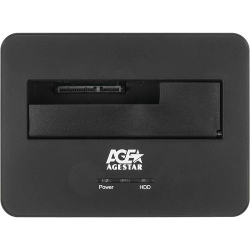 Док-станция для HDD AgeStar 3UBT7 SATA III USB3.0 пластик/алюминий серебристый 1 [3UBT7]