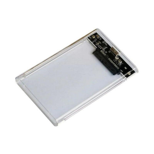 Внешний корпус для HDD/SSD AgeStar 3UB2P4C SATA III USB3.0 пластик прозрачный 2.5