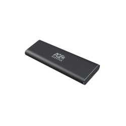 Внешний корпус SSD AgeStar 31UBNV1C NVMe USB3.1 алюминий серый M2 2280 M-key [31UBNV1C]