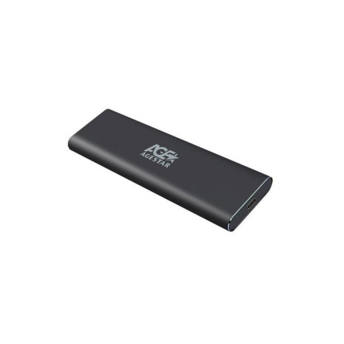 Внешний корпус SSD AgeStar 31UBNV1C NVMe USB3.1 алюминий серый M2 2280 M-key [31UBNV1C]