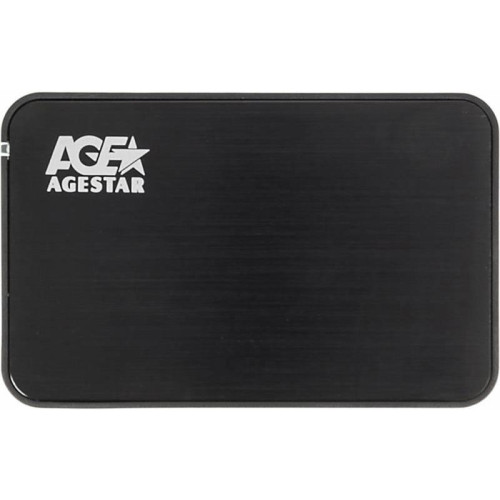 Внешний корпус для HDD/SSD AgeStar 3UB2A8-6G SATA III пластик/алюминий черный 2.5