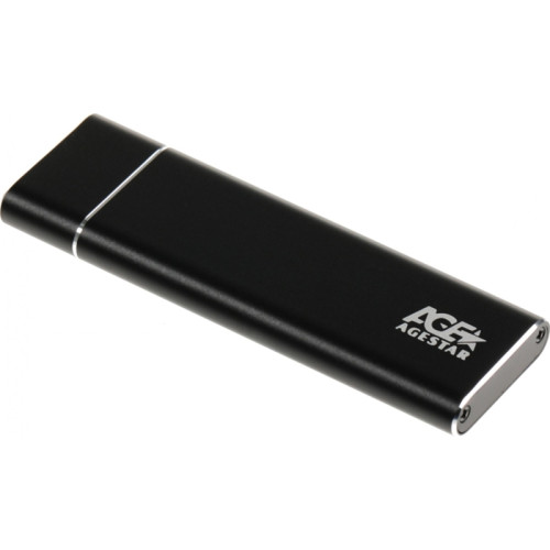 Внешний корпус SSD AgeStar 3UBNF5C SATA III USB 3.0 USB 3.0 Type-С алюминий черный M2 2280 B-key Внешний корпус SSD AgeStar 3UBNF5C SATA III USB 3.0 USB 3.0 Type-С алюминий черный M2 2280 B-key