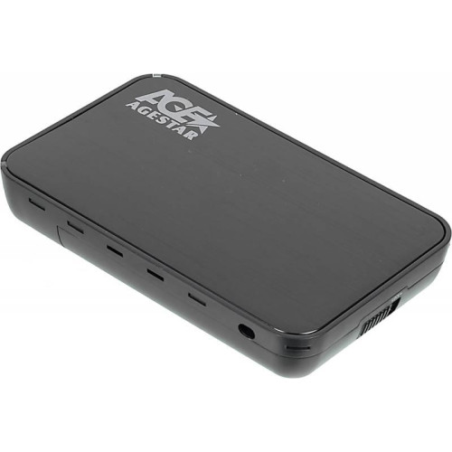 Внешний корпус для HDD AgeStar 3UB3A8-6G SATA II пластик черный 3.5