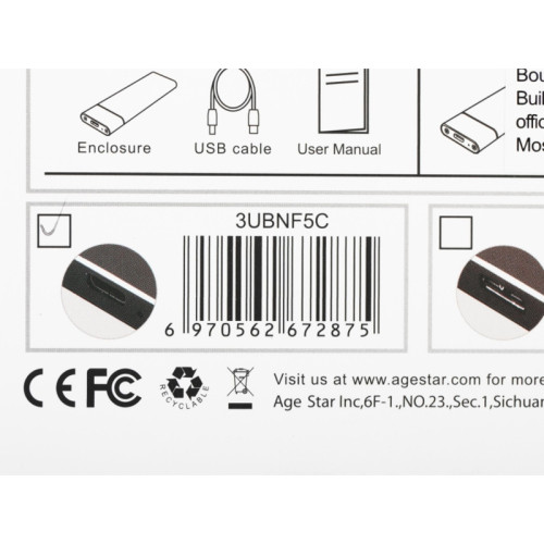 Внешний корпус SSD AgeStar 3UBNF5C SATA III USB 3.0 USB 3.0 Type-С алюминий черный M2 2280 B-key Внешний корпус SSD AgeStar 3UBNF5C SATA III USB 3.0 USB 3.0 Type-С алюминий черный M2 2280 B-key