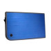 Внешний корпус для HDD/SSD AgeStar 3UB2A14 SATA II пластик/алюминий синий 2.5