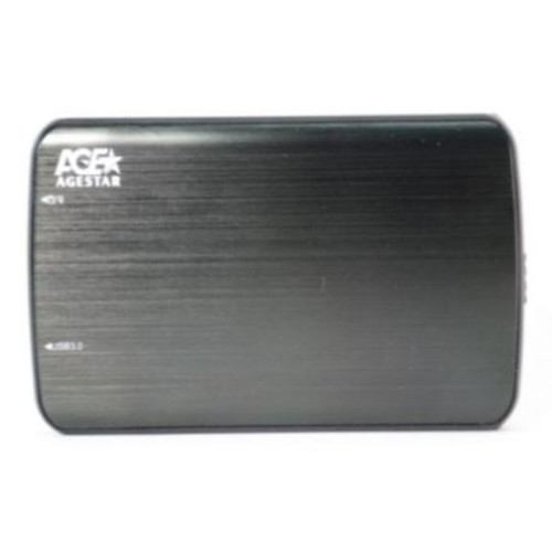Внешний корпус для HDD/SSD AgeStar 3UB2A12 SATA пластик/алюминий черный 2.5 Внешний корпус для HDD/SSD AgeStar 3UB2A12 SATA пластик/алюминий черный 2.5