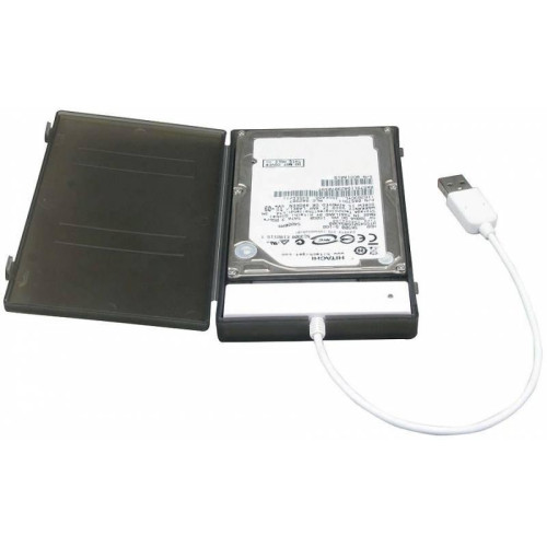 Внешний корпус для HDD/SSD AgeStar SUBCP1 SATA USB2.0 пластик черный 2.5
