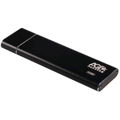 Внешний корпус SSD AgeStar 31UBNV5C NVMe USB3.2 алюминий черный M2 2280 M-key Внешний корпус SSD AgeStar 31UBNV5C NVMe USB3.2 алюминий черный M2 2280 M-key