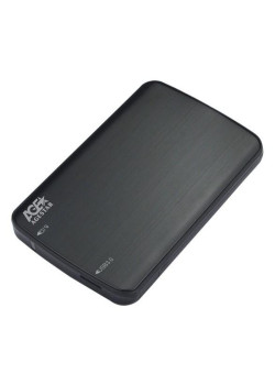 Внешний корпус для HDD/SSD AgeStar 3UB2A12 SATA пластик/алюминий черный 2.5