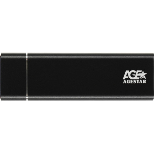 Внешний корпус SSD AgeStar 3UBNF5C SATA III USB 3.0 USB 3.0 Type-С алюминий черный M2 2280 B-key Внешний корпус SSD AgeStar 3UBNF5C SATA III USB 3.0 USB 3.0 Type-С алюминий черный M2 2280 B-key