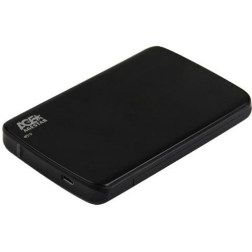 Внешний корпус для HDD/SSD AgeStar 31UB2A12C SATA USB3.1 пластик/алюминий черный 2.5
