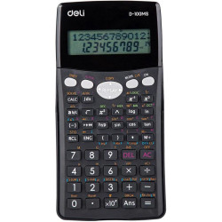 Калькулятор научный Deli ED-100MS черный 12-разр.