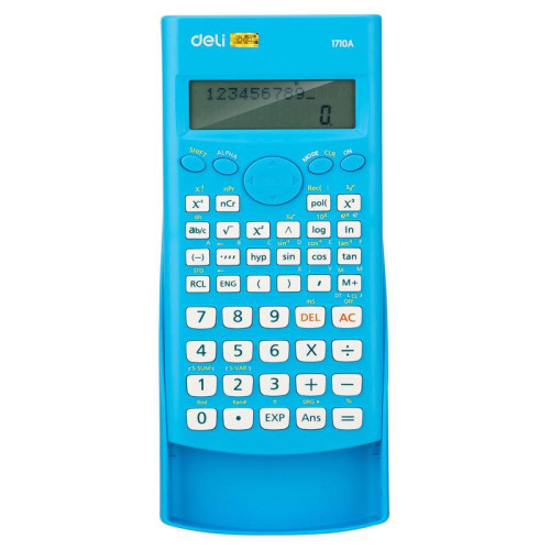 Калькулятор научный Deli E1710A/BLU синий 10+2-разр.