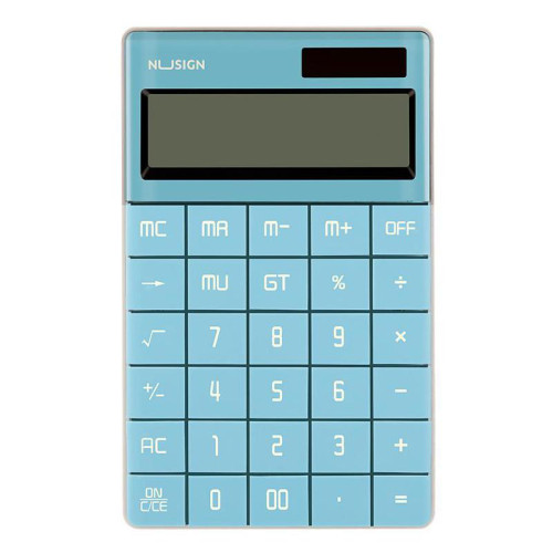 Калькулятор настольный Deli Nusign ENS041blue синий 12-разр.