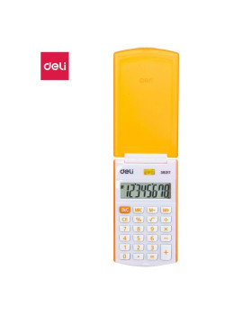 Калькулятор карманный Deli E39217/OR оранжевый 8-разр.