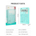 Калькулятор настольный Deli Touch EM01531 голубой 12-разр. Калькулятор настольный Deli Touch EM01531 голубой 12-разр.