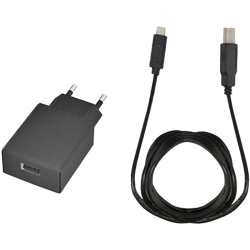 Блок питания/ Power supply: 100~240VAC, 5V, 2A USB adaptor, EU plug, USB cable, 1.2M, C to A plug