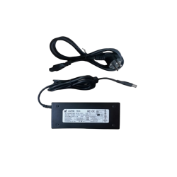 Блок питания/ Power Supply: 100~240VAC, 12VDC, 3A. Provides power to the 8 slot battery charger for WR10. Includes EU power cord.