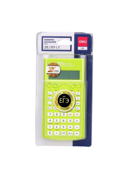 Калькулятор научный Deli E1710A/GRN зеленый 10+2-разр.