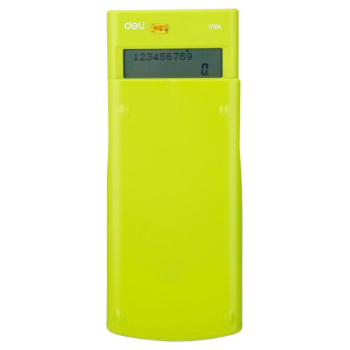 Калькулятор научный Deli E1710A/GRN зеленый 10+2-разр.