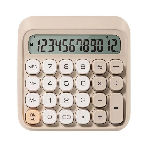 Калькулятор настольный Deli EM36 GREY серый 12-разр.