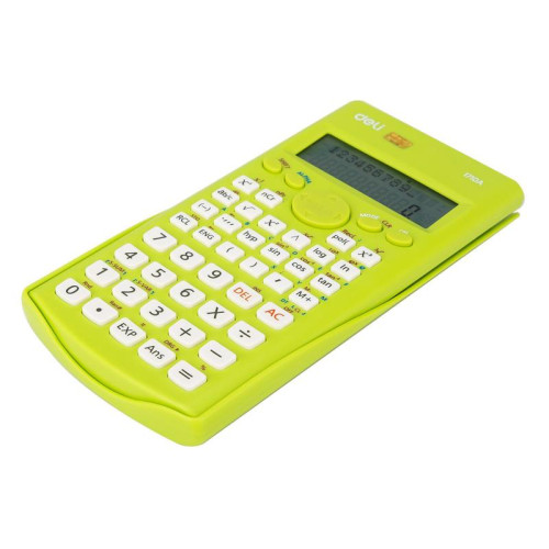 Калькулятор научный Deli E1710A/GRN зеленый 10+2-разр.