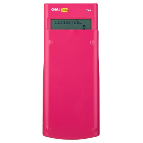 Калькулятор научный Deli E1710A/RED красный 10+2-разр.