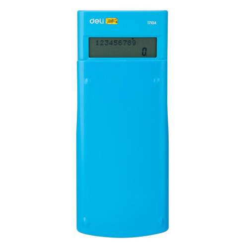 Калькулятор научный Deli E1710A/BLU синий 10+2-разр.